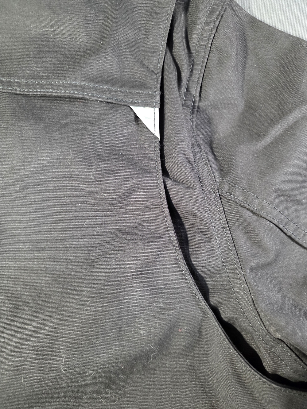 Levi's Biker Commuter Jacket Men's XL Black Hidden Hood Reflective Commuter Coat - Picture 5 of 16